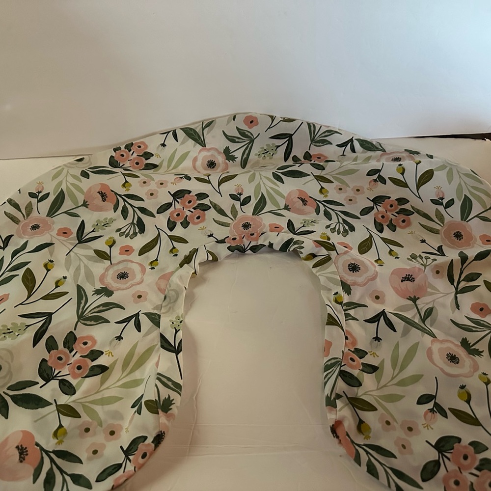 Floral Nursing Pillow Cover